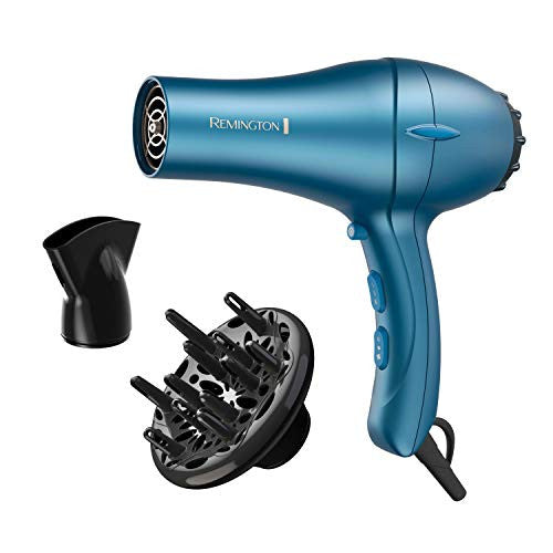 Remington Pro D2042 Professional Titanium Ceramic Hair Dryer with Concentrator and Diffuser Attachments