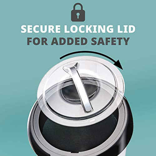 Ivation 毛巾加热器 | 大桶式豪华加热器，带可锁盖子 | 可容纳两条 40 英寸 x 70 英寸超大浴巾