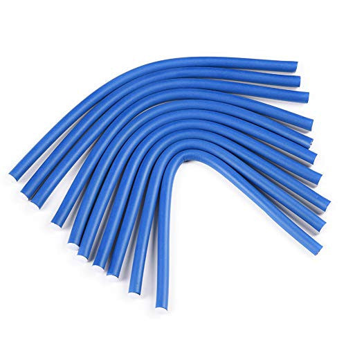 Curling Rods Flexi Rods Spiral Rollers Soft Bendy Hair Rollers, Diameter 0.8cm, Lenght 9.5". Haird Rollers Curlers(10 Rods)