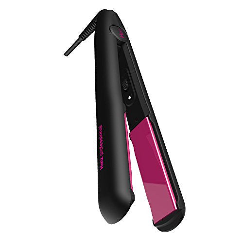 Heiz 1" Ceramic Flat Iron Hair Straightener with Safety Storage Cap and Travel Pouch. 9 Feet Cord and 360 Degree Swivel for Versatile Use