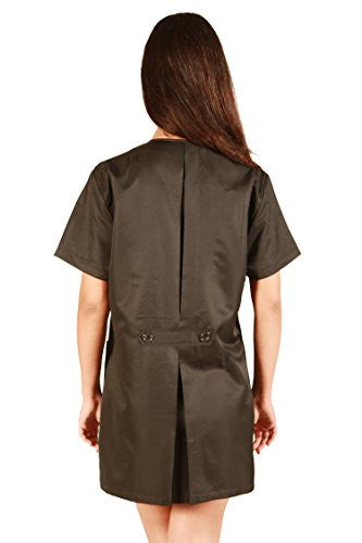 Ladybird Line Veste de salon professionnelle pour femme - Manteau élégant résistant à l'eau de Javel et hydrofuge - Noir - Taille L