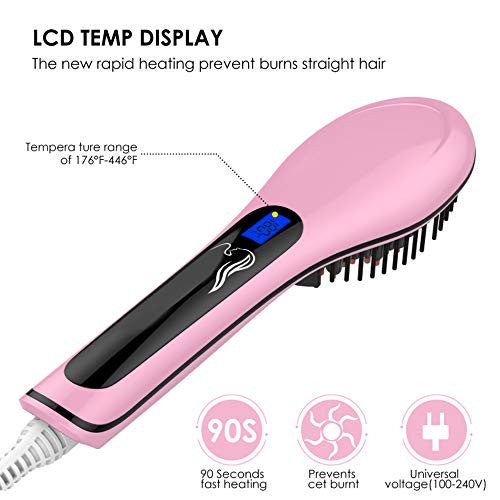 New hair outlet straightener brush