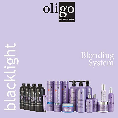 Oligo Professionnel Blacklight Trio - Blue Shampoo 8.5oz, Blue Conditioner 8.5oz, 18 in 1 Hair Beautifier 8.5 oz Trio Bundle