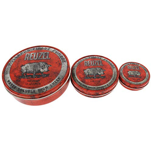 REUZEL INC Red Pomade, High Sheen, Water Soluble, 4 oz