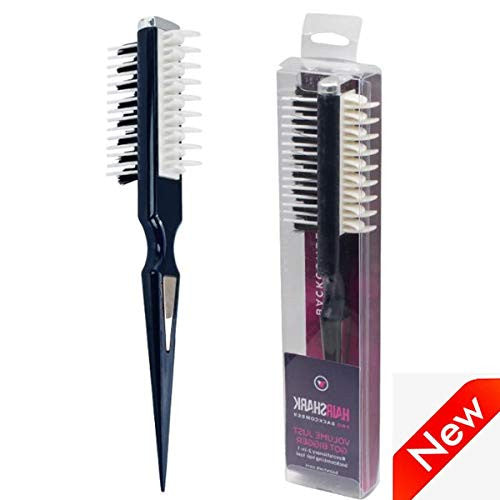 New Hair Style Comb, Instant Hair Volumizer Portable Hair Styling Comb with Shark Back Two-sided Design for Hairdressing Hair Types Women Men
