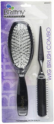 BRITTNY Salon Hair Styling Wig & Cushion Brush Combo SB-BR52032