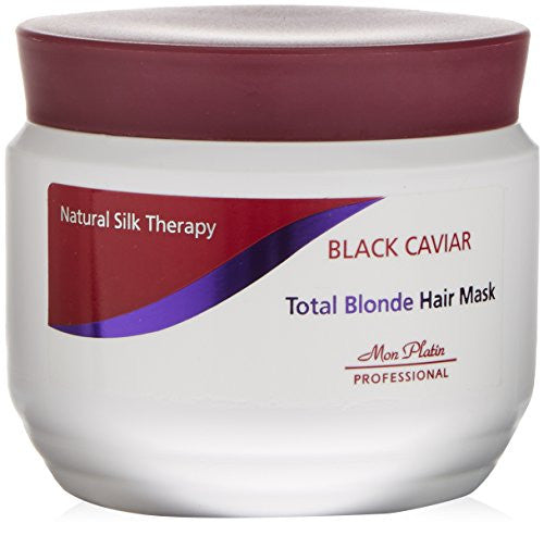 Mon Platin Total Blonde Hair Mask Black Caviar 500 ml/16.9 oz