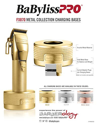 BaBylissPRO FX870 Clipper Charging Base - Gold, 1 ct.