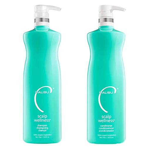 Malibu C Scalp Wellness Shampoo Conditioner Liter Duo