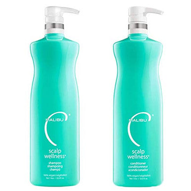 Malibu C Scalp Wellness Shampoo Conditioner Liter Duo