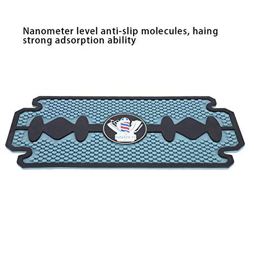 Heat-Resistant Styling Station Mat, PU Non-Slip Hairdressing Tools Pad Cushion Barber Shop Hair Salon Accessory(1#)