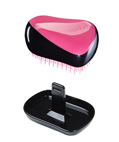 Tangle Teezer The Compact Styler, On-the-go Detangling Hairbrush for All Hair Types - Pink Sizzle