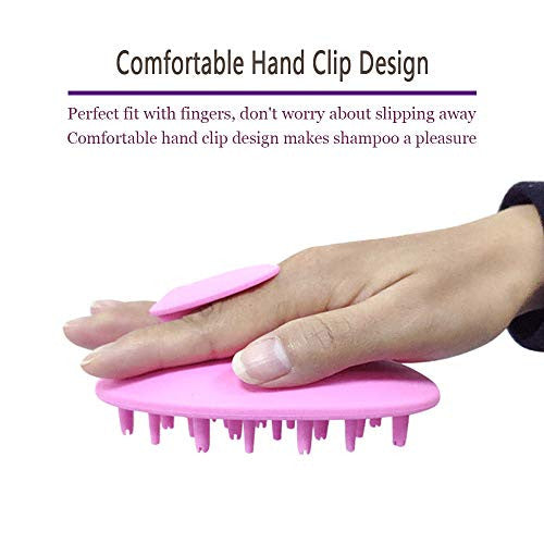 Masseur de cuir chevelu, brosse à cheveux avec poils en silicone souple, exfoliant pour cuir chevelu pour femmes, traitement des pellicules pour hommes, croissance des cheveux et libération du stress