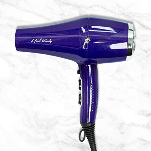 The Soul Mate Infrared Blow Dryer - Ionic Styling - No Frizz - Relaxes and Softens Hair (Purple)