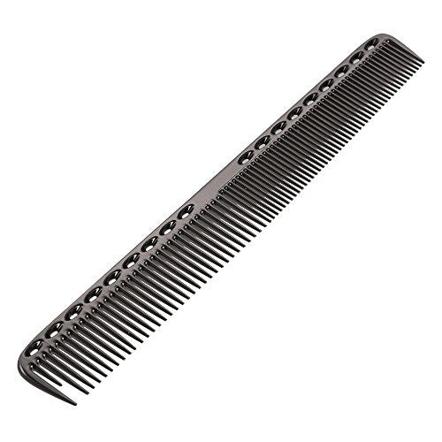 Coobbar 1pcs Anti-static Stainless Steel Hair Combs Hair Styling Hairdressing Barbers Combs (Black)