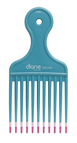 Diane Fromm Mebco Medium 6 Inch Lift Comb Teal DBC058