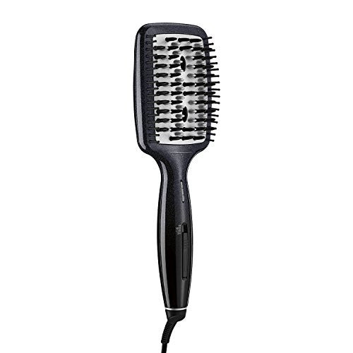 INFINITIPRO BY CONAIR Brosse lissante/lissante en céramique infusée de diamants ; Noir-1600919922