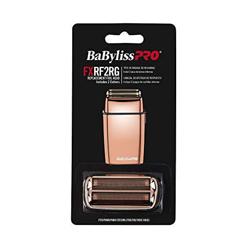 BaBylissPRO Barberology FXRF2RG Double Foil Replacement Foil & Cutters for FXFS2, Rose Gold