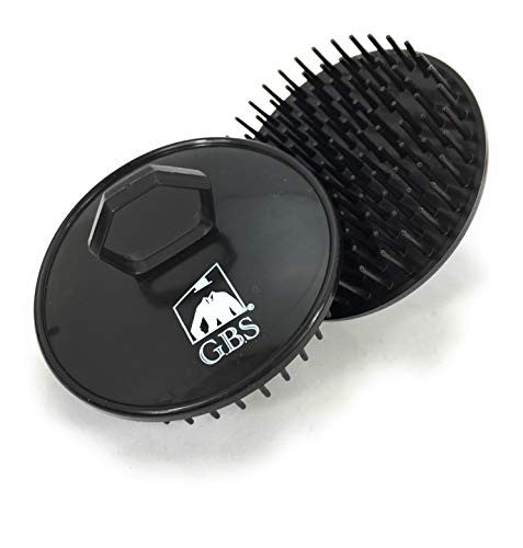 GBS Invigorating Shower Shampoo Scalp Hair Brush Black Pack of 6 and GBS Tortoise Dressing Comb