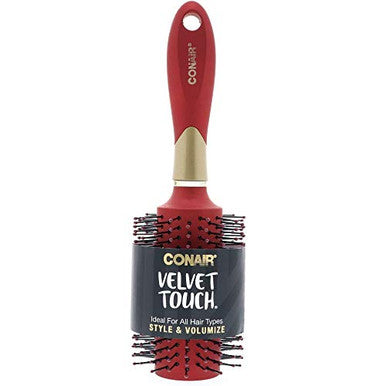 Conair Velvet Touch Round Blow Dry Brush 1 ea