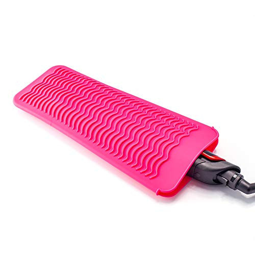 ZAKAA Heat Resistant Mat Pouch for Hair Crimping iron,Hair Curling Iron,Hair Curling Wands,Hair Straightening iron,Hair Waving Iron and Hot Hair Tools