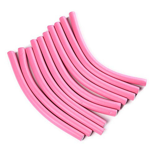 Rouleau à cheveux en mousse souple Twist-Flexi, spirale flexible, tiges de bigoudis en mousse, lot de 3 tiges de friser de diamètre 1,4 cm, tiges flexibles à faire soi-même (30 tiges)