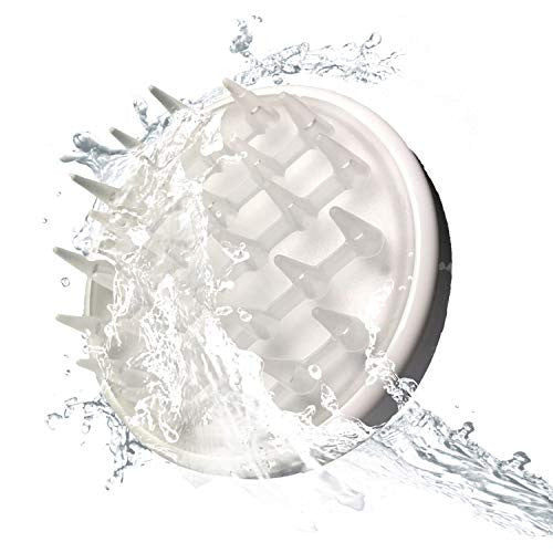 Brosse à shampoing, masseur vibrant pour cuir chevelu, épurateur électrique portatif pour cheveux doux