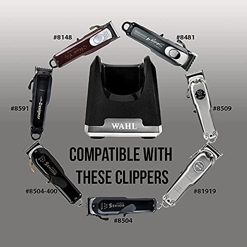 Wahl Professional Cordless Clipper Charger, Fits Wahl, Sterling, and 5-Star Cord/Cordless Clippers - Model 3801