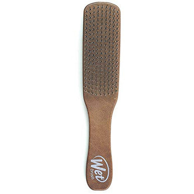 Wet Brush Brosse à cheveux démêlante pour hommes avec poils Intelliflex doux, réduisant la casse, peigne en bois démêlant sans douleur (marron), Standard