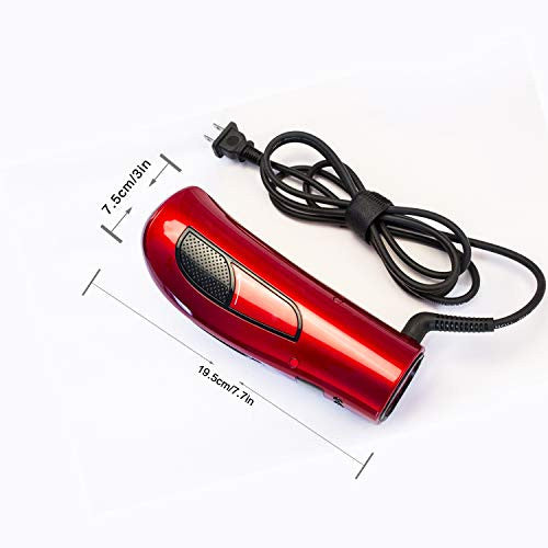 Yitrust Automatic Hair Curler Spin Curl 1" Ceramic Auto Curling Iron Machine Temperature Time Spiral 360° Rotating (Red)