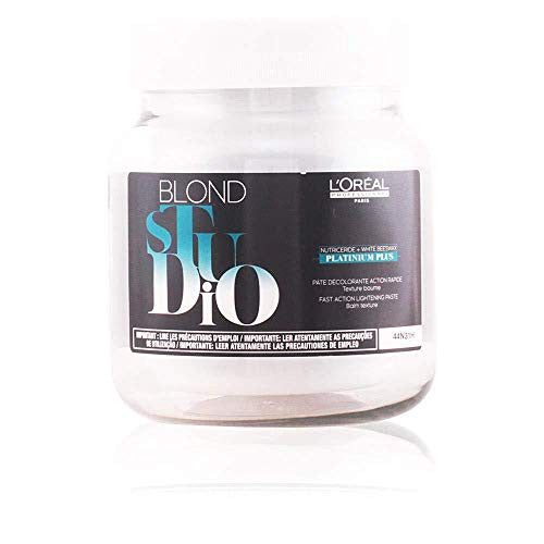 L'Oreal Professional Blond Studio Platinum Plus Fast Action Lightening Paste, 17 Ounce