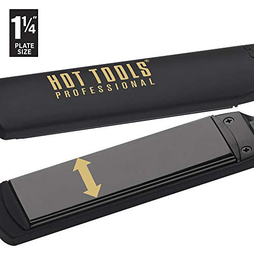 Hot tools gold top ceramic flat iron