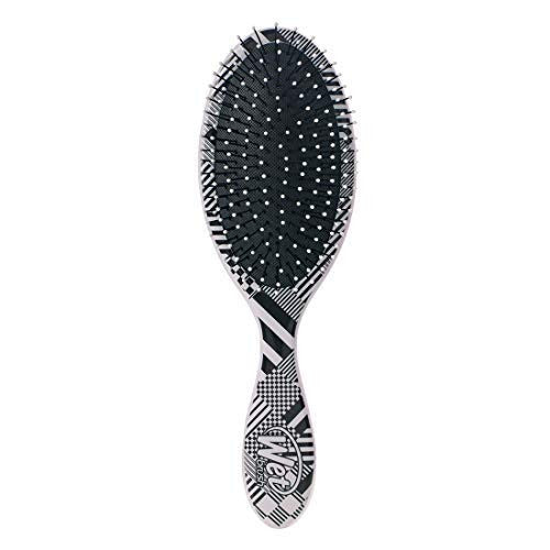 Wet Brush Brosse à cheveux démêlante originale – Damiers diagonales – Poils IntelliFlex ultra doux exclusifs – Protège contre les pointes fourchues et la casse – Pour femmes, hommes, cheveux mouillés et secs