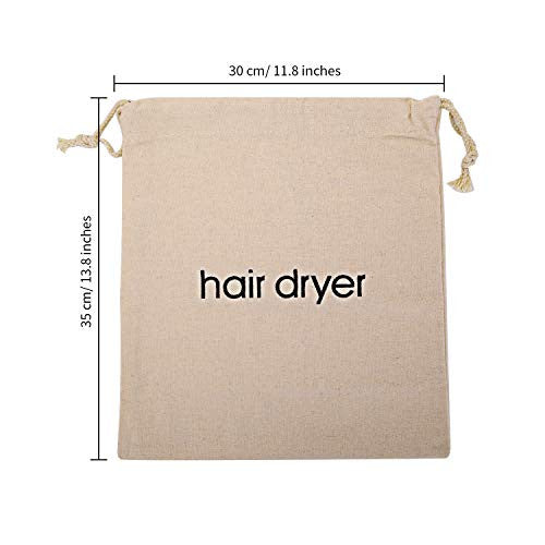 Buy FabbPro Hair Dryer Bags Storage Organizer – Beige Color – 12