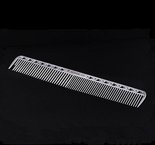 SMITH CHU Professiona Silver Space Aluminum Master Barber Combs for Hairdressing - New Salon Hair Styling Cutting Metal Comb