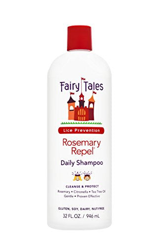 Fairy Tales Rosemary Repel Lice Shampoo- Daily Kids Shampoo for Lice Prevention, 32 Fl Oz (Pack of 1)