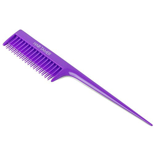 Hair Tamer Purple Double Rack Tail Comb