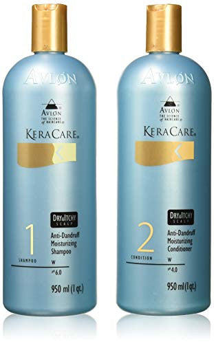 Avlon Keracare Dry Itchy Conditioner and Scalp Moisturizing Shampoo, 32 Ounce