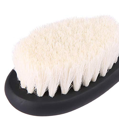 Barber Fade Brush for Man, Barber Duster Brush & Cleaning Brush, Man's Beard Brush (Black)
