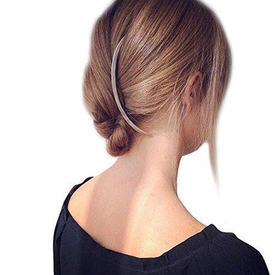 2 pièces 4,3" peigne à cheveux en métal doré et argenté cache-cheveux français torsion 10 dents peigne latéral casque poignée bijoux de cheveux accessoire pour femmes filles