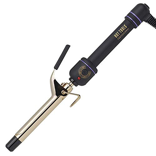 Hot Tools Professional 24K Gold Curling Iron/ Wand for Long Lasting Curls, 3/4 Inches