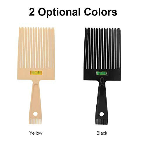 Peigne à cheveux plat à double extrémité pour hommes, tondeuse de barbier avec système de nivellement d'eau précis, outil de coiffure