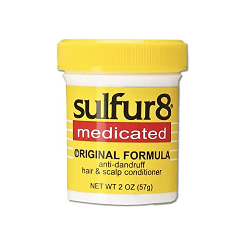 Sulfur 8 Medicated Original Formula Anti-Dandruff Hair and Scalp Conditioner, 2 Oz (Pack of 2)