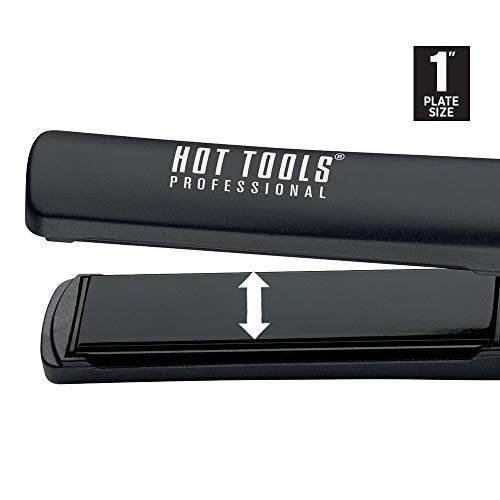 Hot Tools Professional Fast Heat Up Nano Ceramic Flat Iron, 1 Inch