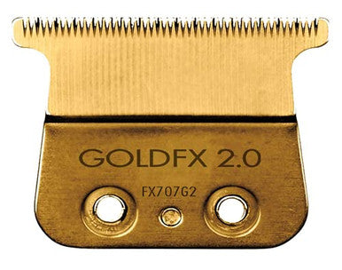 BaBylissPRO Barberology Deep Tooth Trimmer Replacement Blade for Outlining Hair Trimmers (FX707G2), Gold