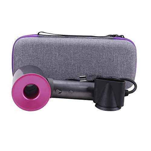 Aenllosi Hard Travel Storage Case Compatible with Dyson Supersonic Hair Dryer (grey)