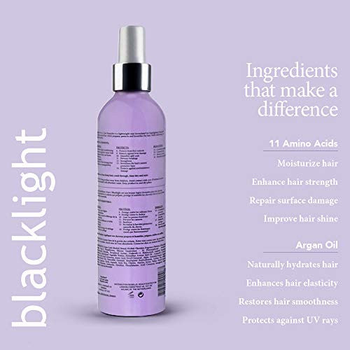 Oligo Professionnel Blacklight Hair Beautifier (18-in-1 Spray Mist) Hydrating Moisturizer | Protect Color Treatments, Restore Hydration | Argan Oil, Vegan Friendly