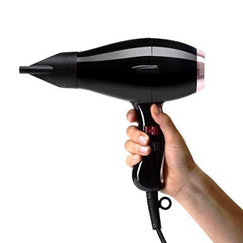 Elchim 3900 Healthy Ionic Ceramic Hair Dryer, Black/Rose Gold