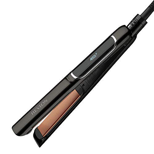 Revlon Salon Straightener Copper + Ceramic Flat Iron, 1"