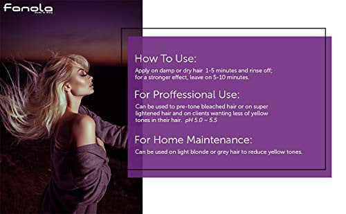 Fanola Free No Yellow Vegan Shampoo, 350 ml